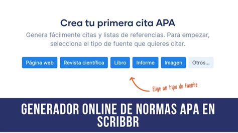 Generador de citas APA